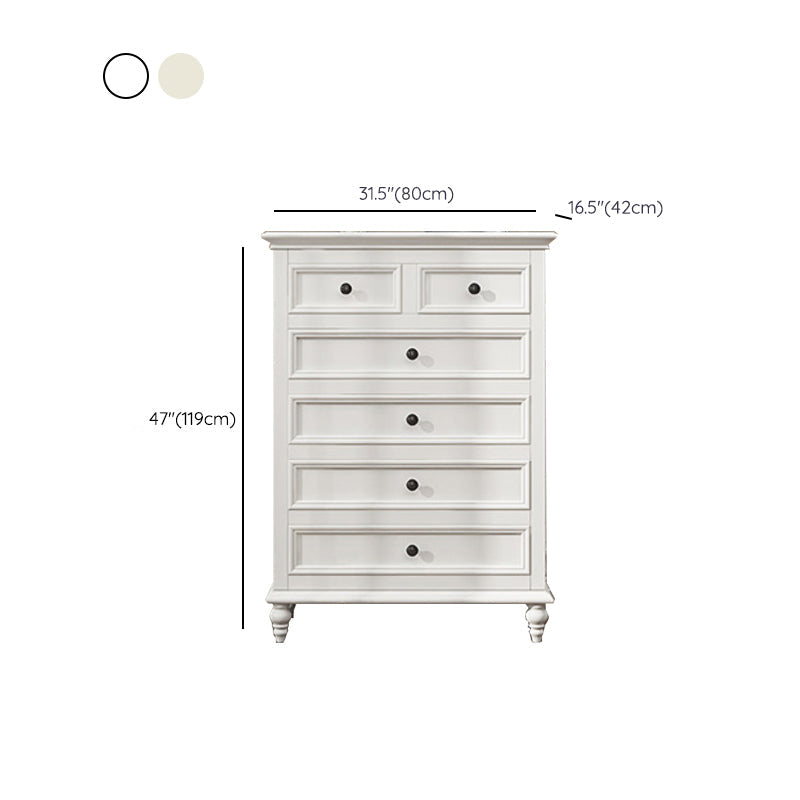 American traditionnel lingerie poitrine Birch rangement commode coffre pour chambre à coucher
