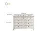 American traditionnel lingerie poitrine Birch rangement commode coffre pour chambre à coucher