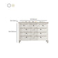 American traditionnel lingerie poitrine Birch rangement commode coffre pour chambre à coucher