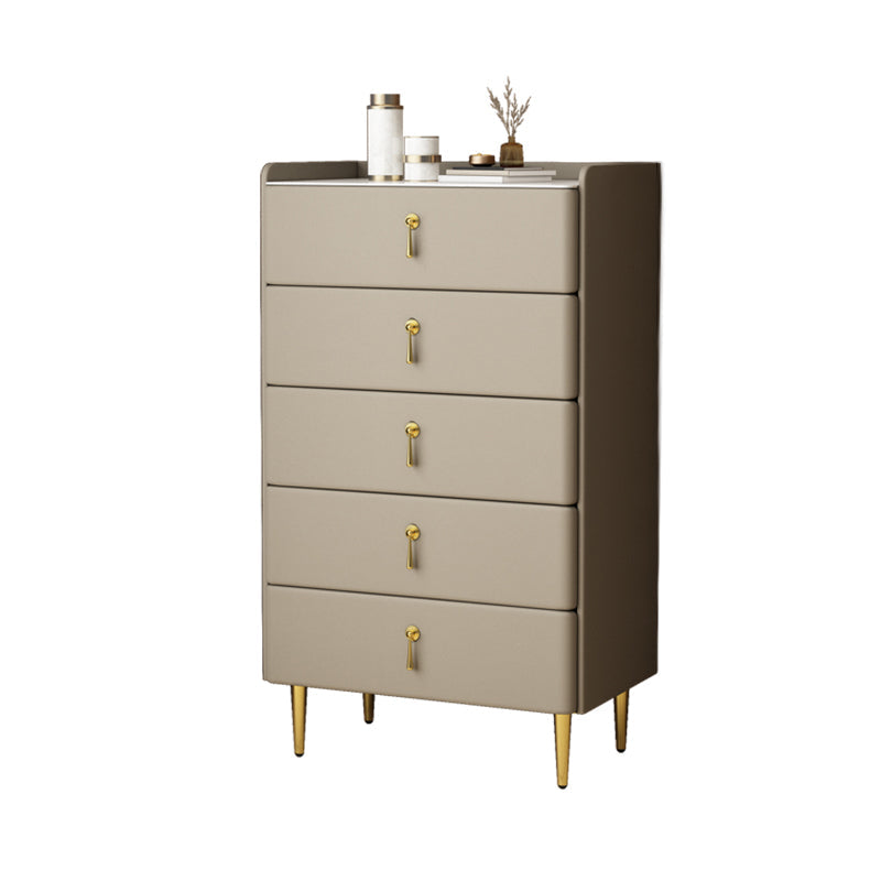 Commode de pierre de poitrine de rangement glamour classique avec tiroirs 5/4/3, largeur de 15,6 pouces