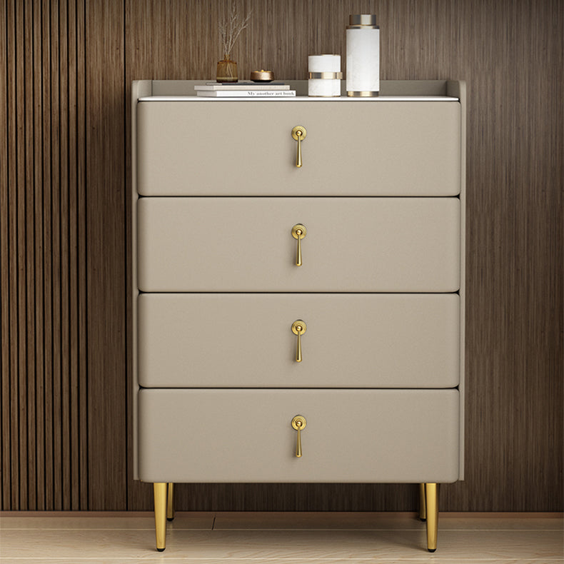 Commode de pierre de poitrine de rangement glamour classique avec tiroirs 5/4/3, largeur de 15,6 pouces