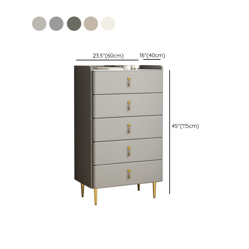 Commode de pierre de poitrine de rangement glamour classique avec tiroirs 5/4/3, largeur de 15,6 pouces