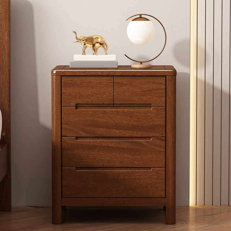 Contemporary Storage Chest Solid Wood Dresser with 3/4/5/6 Drawers Clearhalo 'Bedroom Furniture' 'Dressers & Chests' 'dressers_chests' 'furn' 'furn_dressers_chests' 'Furniture' 7051870