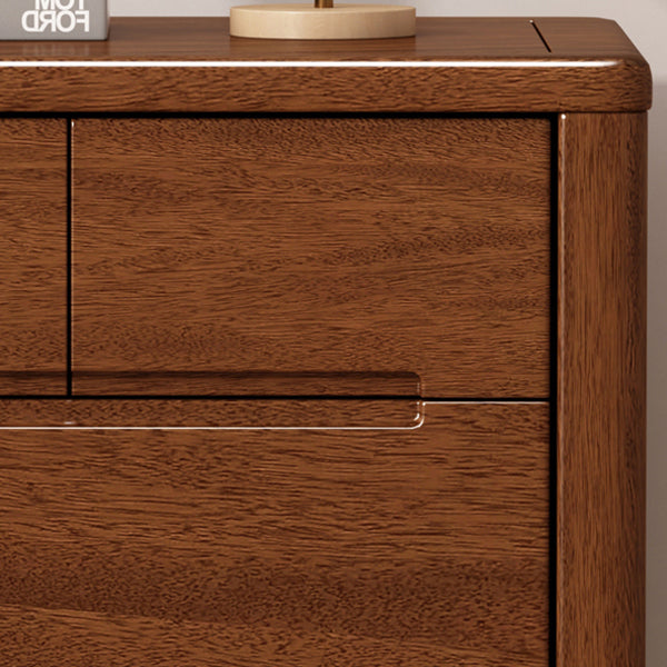 Contemporary Storage Chest Solid Wood Dresser with 3/4/5/6 Drawers Clearhalo 'Bedroom Furniture' 'Dressers & Chests' 'dressers_chests' 'furn' 'furn_dressers_chests' 'Furniture' 7051879