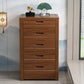 Contemporary Storage Chest Solid Wood Dresser with 3/4/5/6 Drawers 24"L x 18"W x 39"H Brown Clearhalo 'Bedroom Furniture' 'Dressers & Chests' 'dressers_chests' 'furn' 'furn_dressers_chests' 'Furniture' 7051888