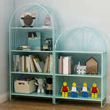 Scandinavische metalen standaard boekenplank open back -boekenkast met planken