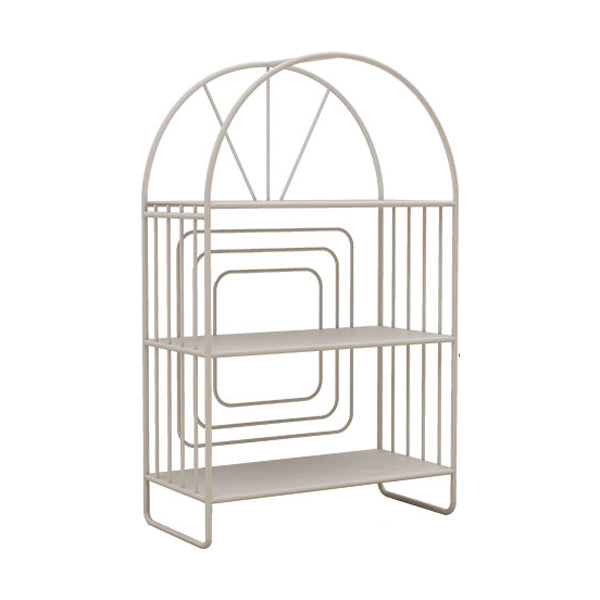 Scandinavische metalen standaard boekenplank open back -boekenkast met planken