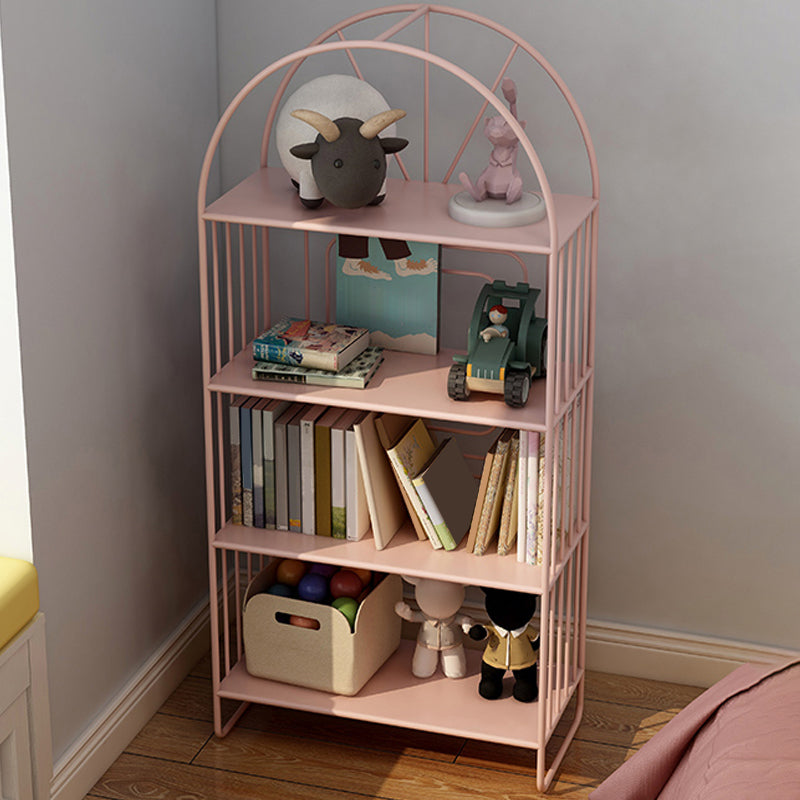 Scandinavische metalen standaard boekenplank open back -boekenkast met planken