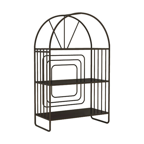 Scandinavische metalen standaard boekenplank open back -boekenkast met planken