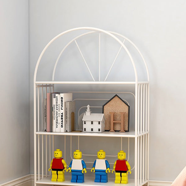 Scandinavische metalen standaard boekenplank open back -boekenkast met planken