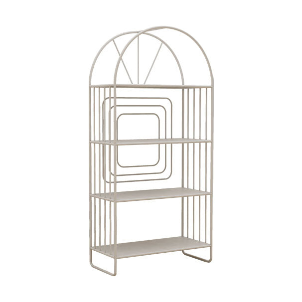 Scandinavische metalen standaard boekenplank open back -boekenkast met planken