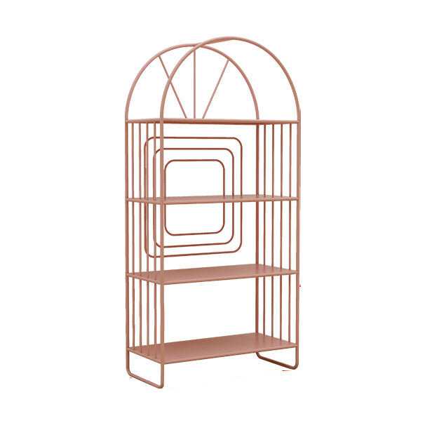 Scandinavische metalen standaard boekenplank open back -boekenkast met planken