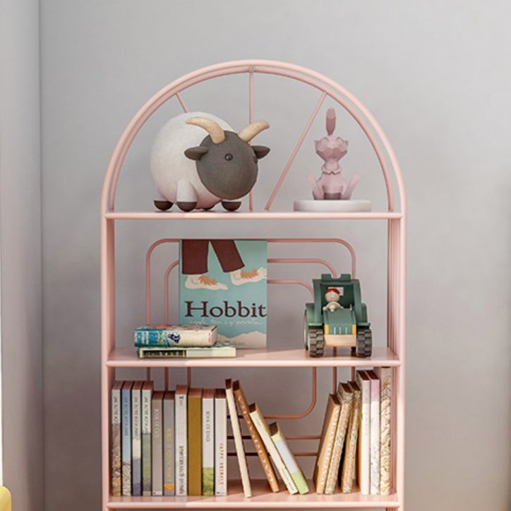 Scandinavische metalen standaard boekenplank open back -boekenkast met planken