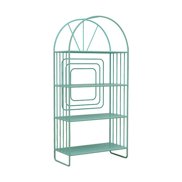 Scandinavische metalen standaard boekenplank open back -boekenkast met planken