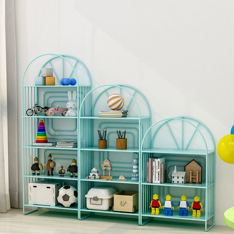 Scandinavische metalen standaard boekenplank open back -boekenkast met planken