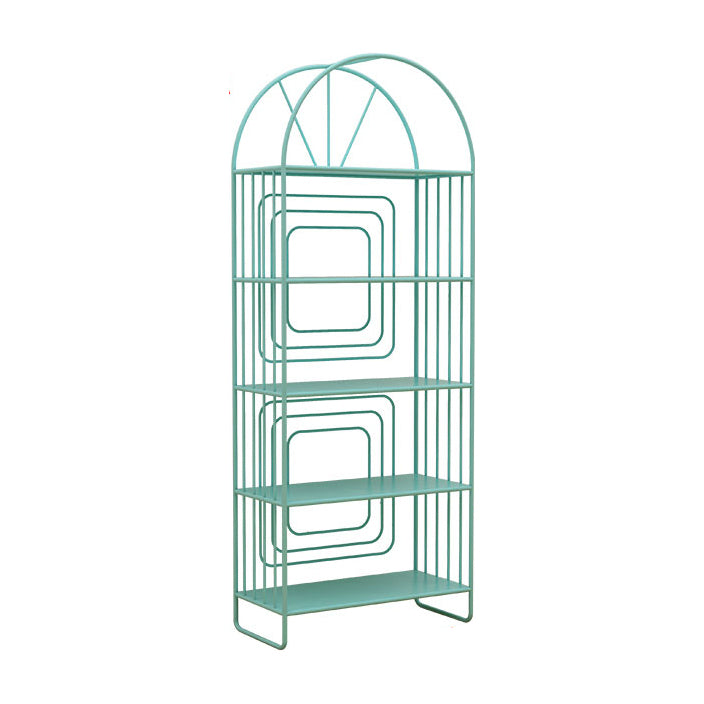 Scandinavische metalen standaard boekenplank open back -boekenkast met planken