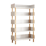 Open Back Standard Bookshelf Engineered Wood Bookcase for Study Room Clearhalo 'Bookcases' 'furn' 'furn_bookcases' 'Furniture' 'Office Furniture' 7053776