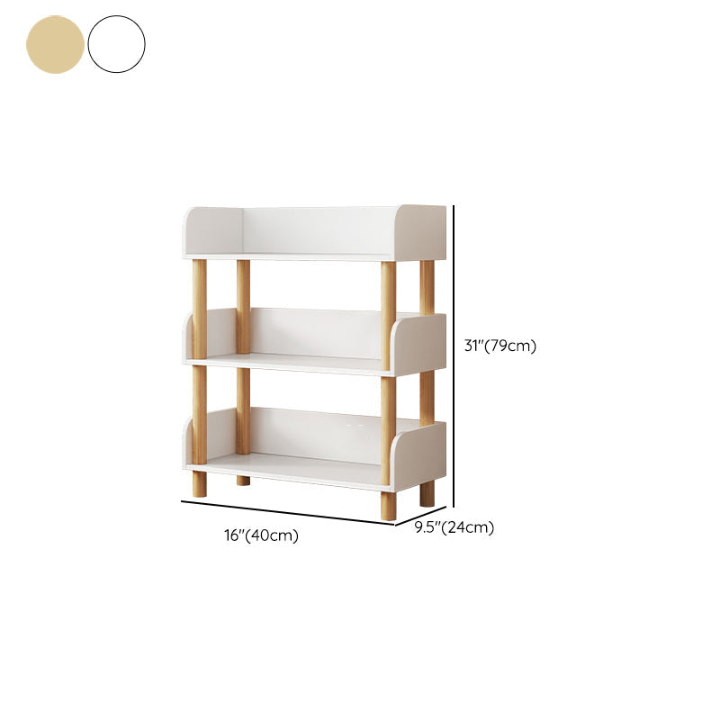 Open Back Standard Bookshelf Engineered Wood Bookcase for Study Room Clearhalo 'Bookcases' 'furn' 'furn_bookcases' 'Furniture' 'Office Furniture' 7053793