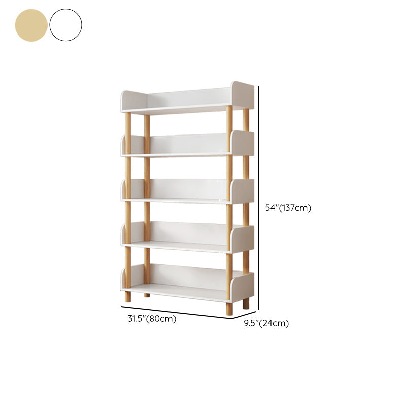 Open Back Standard Bookshelf Engineered Wood Bookcase for Study Room Clearhalo 'Bookcases' 'furn' 'furn_bookcases' 'Furniture' 'Office Furniture' 7053801