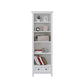 Modern Closed Back Standard Bookshelf Wooden Bookcase with Shelves for Study Room 23.6"L x 15"W x 70.9"H White Clearhalo 'Bookcases' 'furn' 'furn_bookcases' 'Furniture' 'Office Furniture' 7053862