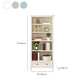 Modern Closed Back Standard Bookshelf Wooden Bookcase with Shelves for Study Room Clearhalo 'Bookcases' 'furn' 'furn_bookcases' 'Furniture' 'Office Furniture' 7053873