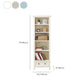 Modern Closed Back Standard Bookshelf Wooden Bookcase with Shelves for Study Room Clearhalo 'Bookcases' 'furn' 'furn_bookcases' 'Furniture' 'Office Furniture' 7053874