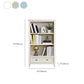 Modern Closed Back Standard Bookshelf Wooden Bookcase with Shelves for Study Room Clearhalo 'Bookcases' 'furn' 'furn_bookcases' 'Furniture' 'Office Furniture' 7053875