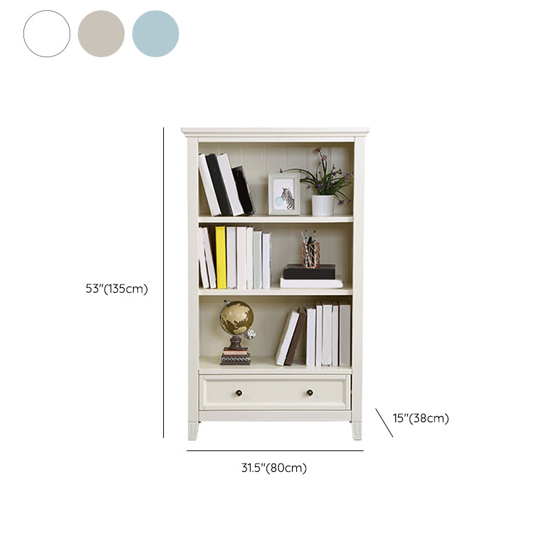 Modern Closed Back Standard Bookshelf Wooden Bookcase with Shelves for Study Room Clearhalo 'Bookcases' 'furn' 'furn_bookcases' 'Furniture' 'Office Furniture' 7053875