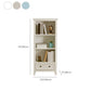 Modern Closed Back Standard Bookshelf Wooden Bookcase with Shelves for Study Room Clearhalo 'Bookcases' 'furn' 'furn_bookcases' 'Furniture' 'Office Furniture' 7053876