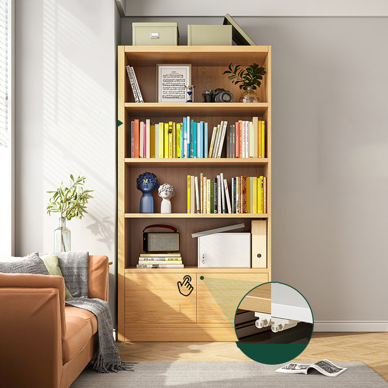 Bibliothèque standard à l'arrière fermé Scandinave Biber en bois d'ingénierie