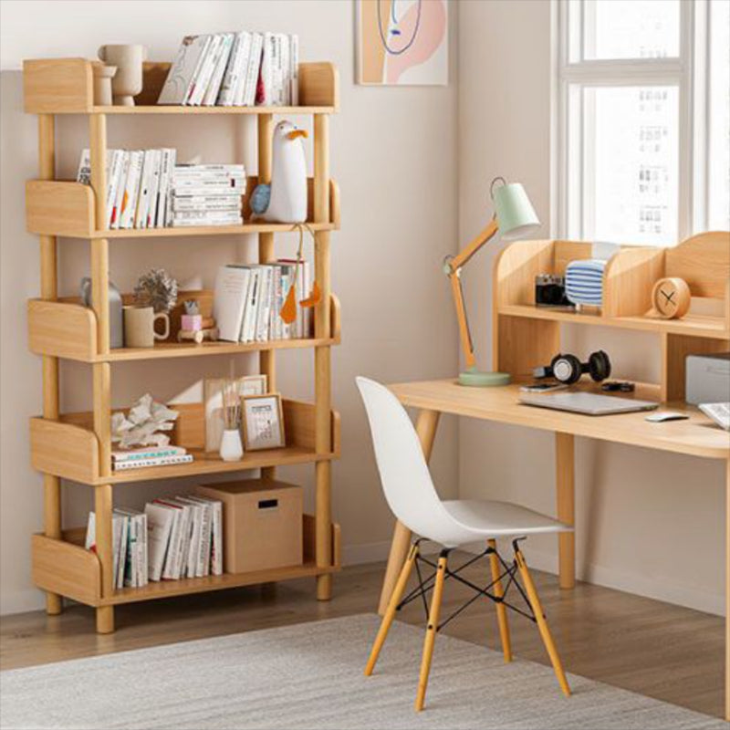 Scandinavische standaard boekenplank Open Back Engineered Wood Bookcast