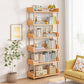 Scandinavische standaard boekenplank Open Back Engineered Wood Bookcast