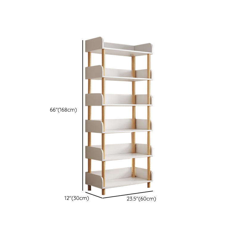 Scandinavische standaard boekenplank Open Back Engineered Wood Bookcast