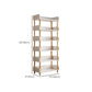 Scandinavische standaard boekenplank Open Back Engineered Wood Bookcast