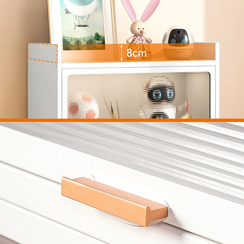 Libreria glam standard di libreria chiusa in metallo con armadi