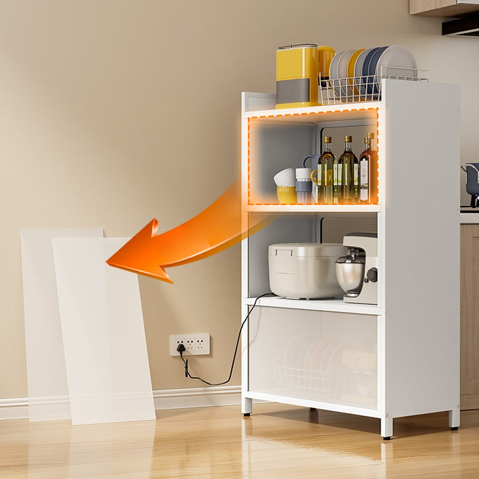 Libreria glam standard di libreria chiusa in metallo con armadi