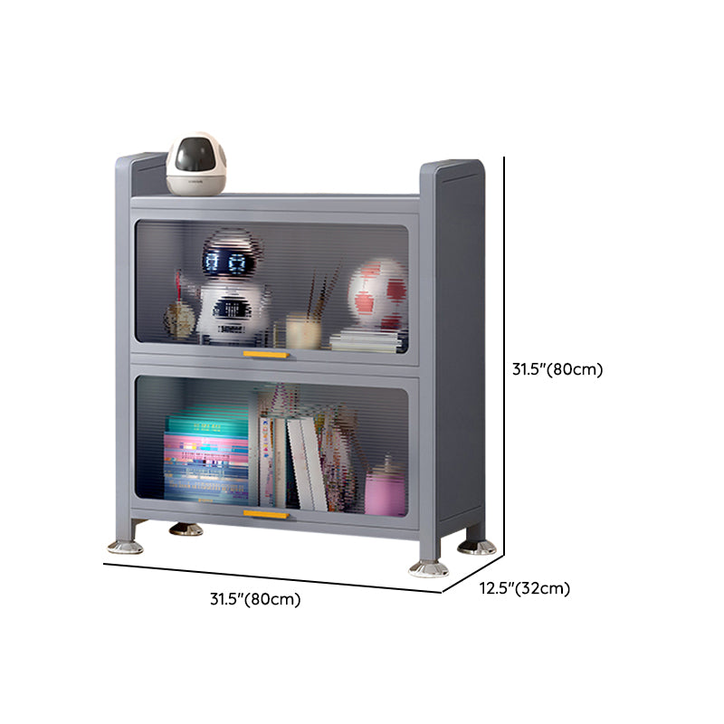 Libreria glam standard di libreria chiusa in metallo con armadi