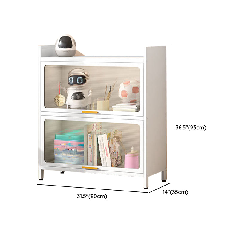 Libreria glam standard di libreria chiusa in metallo con armadi