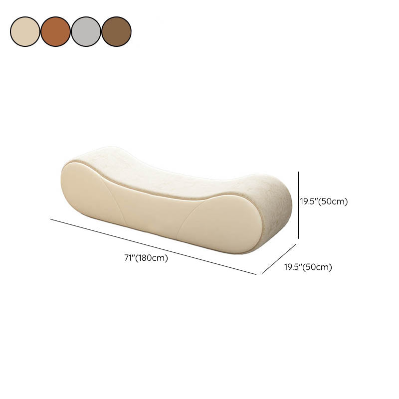 Modern Cushioned Seating Bench Entryway and Bedroom Bench , 20" W Clearhalo 'Benches' 'Chairs & Seating' 'furn' 'furn_benches' 'Furniture' 'Living Room Furniture' 7054220