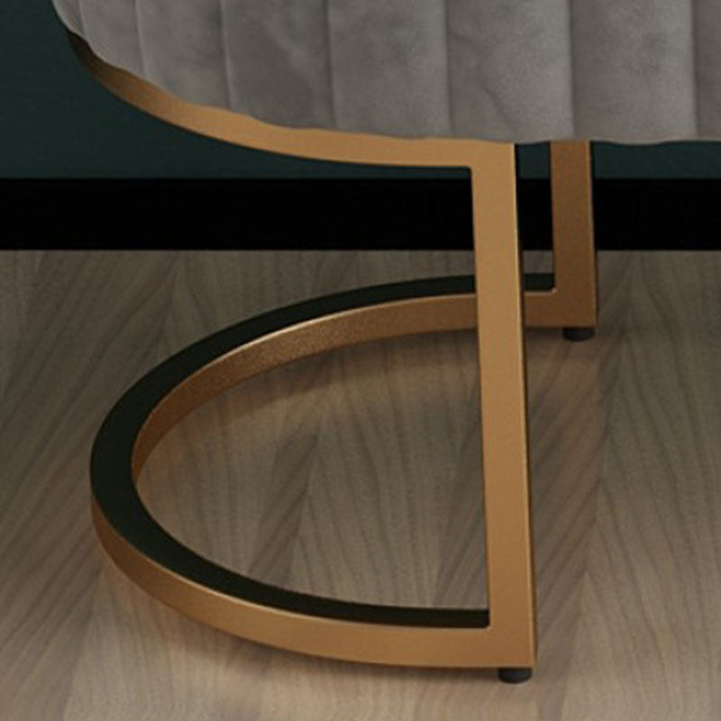 Modern Entryway Bench Cushioned Metal Seating Bench , 12.5 Inch W Clearhalo 'Benches' 'Chairs & Seating' 'furn' 'furn_benches' 'Furniture' 'Living Room Furniture' 7054276