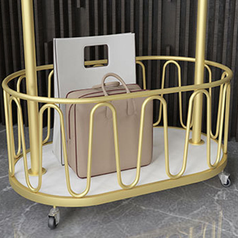 Luxueux cintre de vêtements de rangement de rangement de rangement de rangement avec bouts