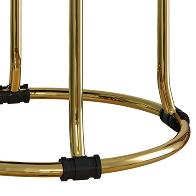 Fabric Standard Stool Modern Style Simple Household Round Stool Clearhalo 'furn' 'furn_ottomans_poufs' 'Furniture' 'Living Room Furniture' 'Ottomans & Poufs' 'ottomans_poufs' 7055620