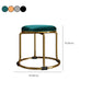 Fabric Standard Stool Modern Style Simple Household Round Stool Clearhalo 'furn' 'furn_ottomans_poufs' 'Furniture' 'Living Room Furniture' 'Ottomans & Poufs' 'ottomans_poufs' 7055652