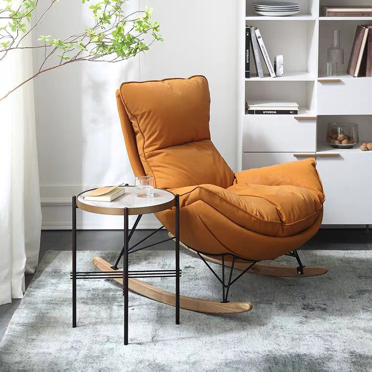 Modern Style Rocking Chair Indoor Sofa Rocking Chair with Cushion Clearhalo 'Chairs & Seating' 'furn' 'furn_rocking_chairs' 'Furniture' 'Living Room Furniture' 'Rocking Chairs' 'rocking_chairs' 7055715