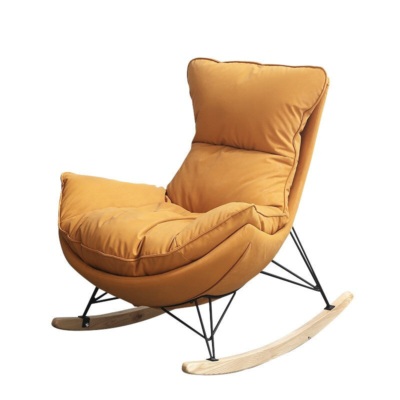 Modern Style Rocking Chair Indoor Sofa Rocking Chair with Cushion Clearhalo 'Chairs & Seating' 'furn' 'furn_rocking_chairs' 'Furniture' 'Living Room Furniture' 'Rocking Chairs' 'rocking_chairs' 7055719