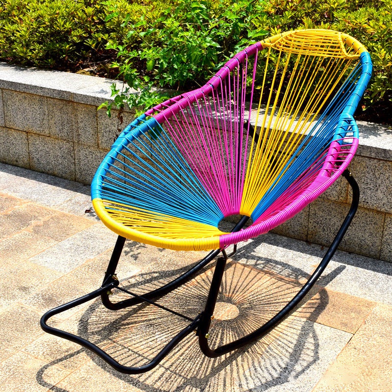 Chaise à bascule moderne en plein air roking chaise à bascule pour loisir