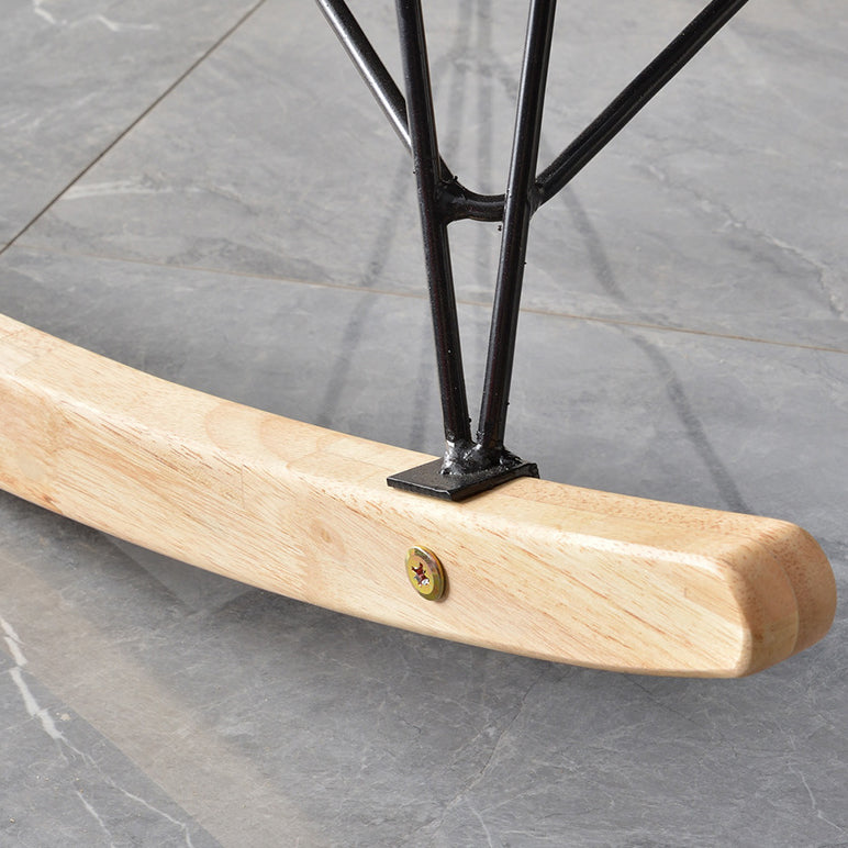 Plante à bascule de style contemporain chaise à bascule intérieure avec ottoman