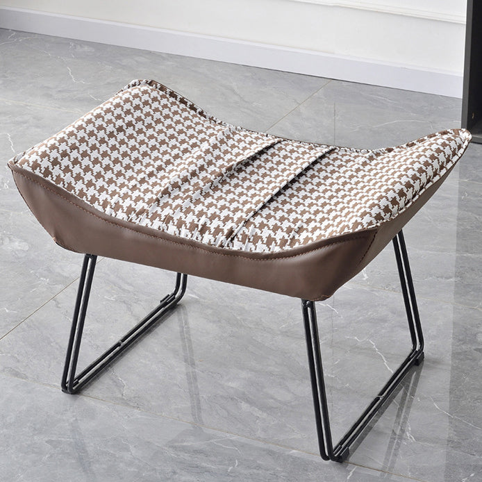 Plante à bascule de style contemporain chaise à bascule intérieure avec ottoman