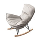 Indoor Leisure Lazy Sofa Chair Modern Style Upholstered Rocking Chair Rocking Chair Gray Clearhalo 'Chairs & Seating' 'furn' 'furn_rocking_chairs' 'Furniture' 'Living Room Furniture' 'Rocking Chairs' 'rocking_chairs' 7055779