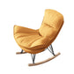Indoor Leisure Lazy Sofa Chair Modern Style Upholstered Rocking Chair Rocking Chair Orange Clearhalo 'Chairs & Seating' 'furn' 'furn_rocking_chairs' 'Furniture' 'Living Room Furniture' 'Rocking Chairs' 'rocking_chairs' 7055783